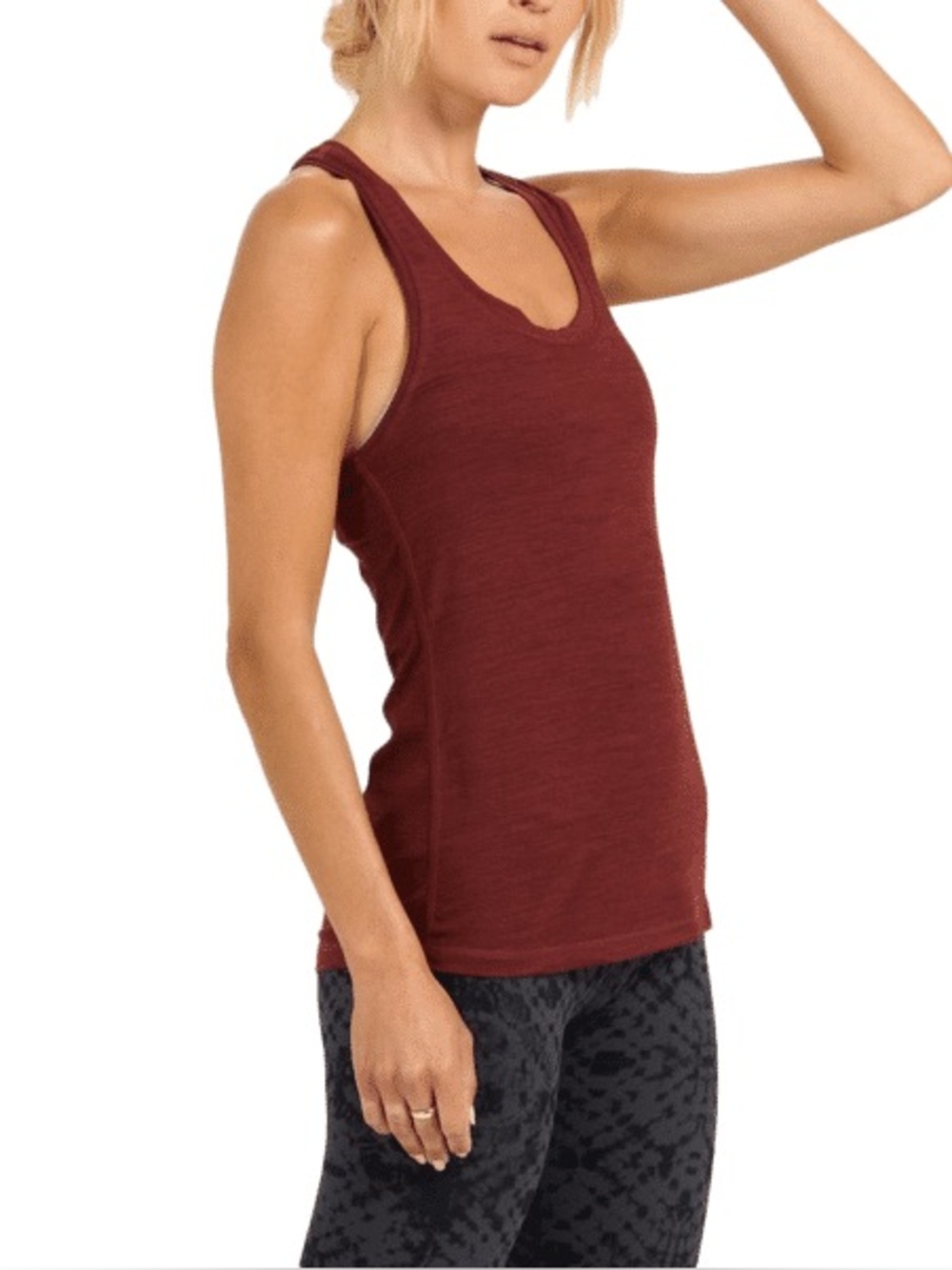 VUORI LUX PERFORMANCE TANK TOP BRICK HEATHER WOMEN’S XS